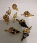 Golden Trowel Hat Pin Fraternal Order Freemason Masonic Lapel Pin Free Shipping 