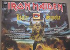 Iron Maiden Holy Smoke Single 1990 No Prayer Tour Subway Poster Anthrax Wembley