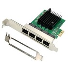 4 Port Rj45 Gigabit Ethernet Pcie X1 Network Adapter Card Vlan Server Nic