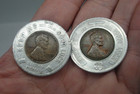 1938 1956 D Good Luck Wheat Penny Coin Token Lot Lincoln National Life Insurance