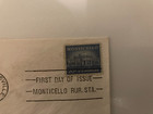 Dr Jim Stamps Us Cover Monticello Fdc Scott 1047 Fluegel 1956 First Day Issue