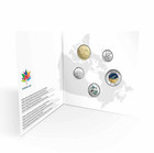 2017 Canada 150 - 5 Coin Gift Set W Glow In Dark Toonie  dance Of Spirits 