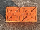 Vintage  excellent Condition  el Reno  sidewalk Brick    el Reno  Oklahoma