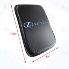 Set For Lexus Racing Car Center Armrest Cushion Mat Pad Cover   Black Keychain