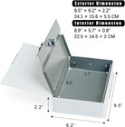 Diversion Book Safe With Combination Lock     Hidden Storage Box Bible Style
