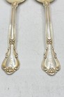 Gorham Chantilly Sterling Silver Cream Soup Spoons 2pc Set Monogrammed S 6 5 8 
