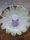 Beautiful Rare Color Sea Glass 2pcs  Surf Tumbled  Weathered  Beach Glass  162