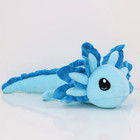 45cm Blue Axolotl Plush Toy Kawaii Soft Stuffed Animal Doll Birthday Gift Toy