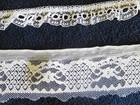 Crafts Sewing Lace Huge Lot 100  Yards All White 1 2  - 2-1 4  Wide Trim New  2 