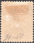 1878 Honduras Sc 31 President Francisco Morazan Mlh Og  Vf