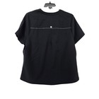 Fabletics Feel Good Performance Medical Workwear Scrub Top Black Womens Xxl 1x