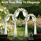 Gold Metal Arch Backdrop Stand For Weddings With Bag  2 6 X 6 Ft