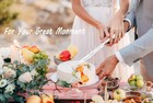 Wedding Cake Knife And Server Set  Silver Cake Cutting Set For Wedding  4 Pieces