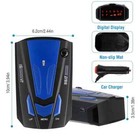Car 16 Band Laser Radar Detector Gps Camera 360 Anti-police Voice Alert Speed V7