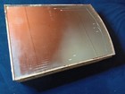 Vintage Steel Bathroom Medicine Cabinet Arched Top Etched Glass Look Rusty