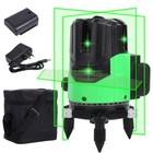 5 Lines Green Laser Level Self-leveling 360   Rotary Cross Line Measure Outdoor