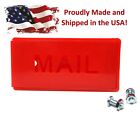 Red Front Mounted Mailbox Flag For Brick Stone Mailboxes Mail Alert Flag Plastic