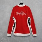 Bjorn Borg Vintage Baseball Track Jacket Red White Black M Embroidered Tennis