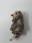 Original Real Fur Toy Gray Long Tail Mouse Mice Miniature Figurine W  Germany 2 