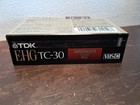 Tdk Tc-30 Ehg Vhs-c Video Cassette Made In Japan Extra High Grade New Sealed