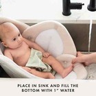 Baby Bath Seat Minky Baby Sink Bathtub Mat Cushion Safe Flower Seat Newborns