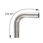 2 Inch Custom Exhaust Tubing Mandrel Bend Pipe Straight U-bend 90   Kit 8pcs