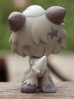 Littlest Pet Shop  Lps  Super Star Timber Wolf  Ooak Custom  Hand Painted 
