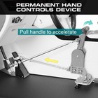 Fixed Hand Controls Permanent Device For Injured Disabled Handicap Drivers