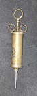 Antique 3 Ring Brass Syringe Medical Veterinary