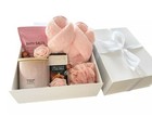 Birthday Gift Box Hamper White Magnetic Close Box Candle Slipper   More