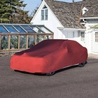 Indoor Stretch Car Cover  Premium Dustproof Protection With Soft Fleece 
