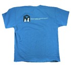 Vintage Dog Cat Humane Society T Shirt Adult Large Blue Hanes Animals 90s Puppy