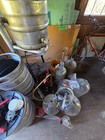 Large Home Brewing Equipment Lot Beer Kegs Carboys Co2 Tank Fermenter