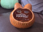 1981 Garfield Jack-o-lantern Ceramic Halloween Tea Light Votive Candle Holder