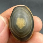 Collectible Ancient Tibetan Himalayan Very Unique Eye Pattern Banded Agate Bead