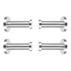 8pcs Bath Towel Hooks Stainless Steel Bathroom Coat Hook Towel Clothes Holder Us