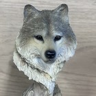 Mill Creek Studios  38230 Wolf  scout  Sculpture By Slockbower Head Figure Vtg