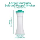  tupperware 2pk Large Hourglass Salt   Pepper Or Seasoning Shakers   butter Yellow
