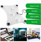3 Fans Usb Cooler Cooling Pad Stand Led Light Radiator For Laptop Pc Notebook