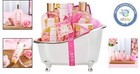 Moisturizing Rose Bath Gift Set With Shower Gel   Body Lotion - 8-pcs Collection