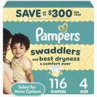 Pampers Swaddlers Fragrance Free Baby Diapers Size 4  116 Count