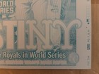 New York Mets Degrom Team Of Destiny Daily News Newspaper Printing Plate