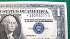 1957b  1 Silver Certificate Star Note  19297077b Better Note Blue Seal   s963