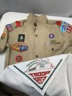 80slot Of Boy Scouts America Uniform Shirts With Patches  2 Neckerchief Troop893