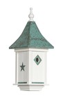Castle Birdhouse   Handmade Amish Garden D  cor   Rustic Outdoor Bird House