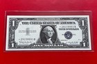 1957b  Star Note  1 Dollar Silver Certificate  blue Seal  Block   b Uncirculated