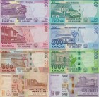Malawi 20-5000 Kwacha 2020-2024 P 63 64 65-71 Random Year Unc Set 8 Pcs