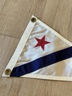 Vintage 90s Seattle Yacht Club Member Burgee Nautical Flag Boating 10    X 16    Wa