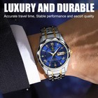 Men Watch Luminous Waterproof Stainless Steel Classic Business Quartz Wristwatch