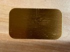 Vintage Brass Engravable Social Security Id Card